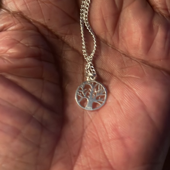 Sterling Silver 925 “Autumn Tree of Life” Pendant Necklace - Picture 5 of 5